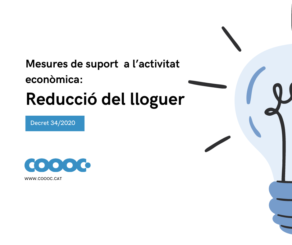 Mesures de suport  a l’activitat econòmica: Reducció del lloguer